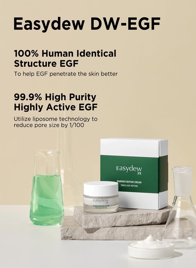 EASYDEW Barrier Repair Cream - Intense Hydration and Skin Barrier Restoration Face Moisturizer for Damaged and Irritated Skin with Cica, Hyluronic Acid, Collagen, 1.01 fl.oz. - Image 5